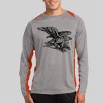 Long Sleeve Heather Colorblock Contender ™ Tee Thumbnail