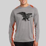 Long Sleeve Heather Colorblock Contender ™ Tee Thumbnail