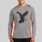 Long Sleeve Heather Colorblock Contender ™ Tee Thumbnail