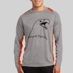 Long Sleeve Heather Colorblock Contender ™ Tee Thumbnail