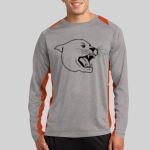 Long Sleeve Heather Colorblock Contender ™ Tee Thumbnail