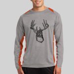 Long Sleeve Heather Colorblock Contender ™ Tee Thumbnail