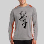 Long Sleeve Heather Colorblock Contender ™ Tee Thumbnail