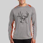 Long Sleeve Heather Colorblock Contender ™ Tee Thumbnail