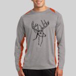 Long Sleeve Heather Colorblock Contender ™ Tee Thumbnail