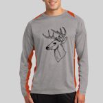 Long Sleeve Heather Colorblock Contender ™ Tee Thumbnail
