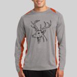 Long Sleeve Heather Colorblock Contender ™ Tee Thumbnail