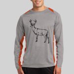 Long Sleeve Heather Colorblock Contender ™ Tee Thumbnail