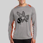 Long Sleeve Heather Colorblock Contender ™ Tee Thumbnail