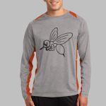 Long Sleeve Heather Colorblock Contender ™ Tee Thumbnail