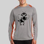 Long Sleeve Heather Colorblock Contender ™ Tee Thumbnail