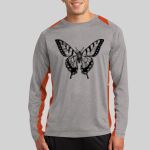 Long Sleeve Heather Colorblock Contender ™ Tee Thumbnail