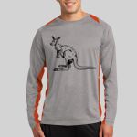 Long Sleeve Heather Colorblock Contender ™ Tee Thumbnail
