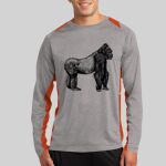 Long Sleeve Heather Colorblock Contender ™ Tee Thumbnail