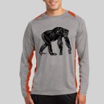 Long Sleeve Heather Colorblock Contender ™ Tee Thumbnail