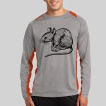 Long Sleeve Heather Colorblock Contender ™ Tee Thumbnail