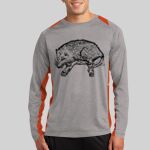 Long Sleeve Heather Colorblock Contender ™ Tee Thumbnail