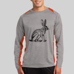 Long Sleeve Heather Colorblock Contender ™ Tee Thumbnail