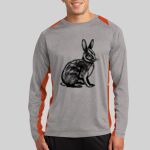 Long Sleeve Heather Colorblock Contender ™ Tee Thumbnail