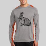 Long Sleeve Heather Colorblock Contender ™ Tee Thumbnail