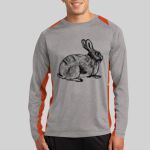 Long Sleeve Heather Colorblock Contender ™ Tee Thumbnail