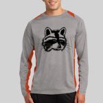 Long Sleeve Heather Colorblock Contender ™ Tee Thumbnail