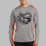 Long Sleeve Heather Colorblock Contender ™ Tee Thumbnail