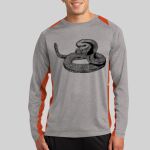 Long Sleeve Heather Colorblock Contender ™ Tee Thumbnail