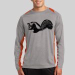 Long Sleeve Heather Colorblock Contender ™ Tee Thumbnail