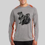 Long Sleeve Heather Colorblock Contender ™ Tee Thumbnail