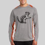 Long Sleeve Heather Colorblock Contender ™ Tee Thumbnail