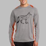 Long Sleeve Heather Colorblock Contender ™ Tee Thumbnail