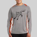 Long Sleeve Heather Colorblock Contender ™ Tee Thumbnail