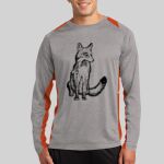 Long Sleeve Heather Colorblock Contender ™ Tee Thumbnail