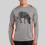 Long Sleeve Heather Colorblock Contender ™ Tee Thumbnail