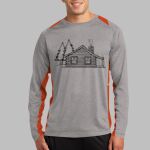 Long Sleeve Heather Colorblock Contender ™ Tee Thumbnail