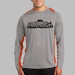 Long Sleeve Heather Colorblock Contender ™ Tee Thumbnail