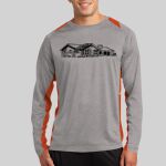 Long Sleeve Heather Colorblock Contender ™ Tee Thumbnail