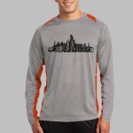Long Sleeve Heather Colorblock Contender ™ Tee Thumbnail