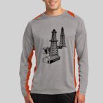 Long Sleeve Heather Colorblock Contender ™ Tee Thumbnail