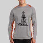 Long Sleeve Heather Colorblock Contender ™ Tee Thumbnail