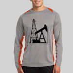 Long Sleeve Heather Colorblock Contender ™ Tee Thumbnail