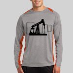 Long Sleeve Heather Colorblock Contender ™ Tee Thumbnail