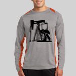 Long Sleeve Heather Colorblock Contender ™ Tee Thumbnail