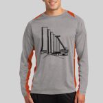 Long Sleeve Heather Colorblock Contender ™ Tee Thumbnail