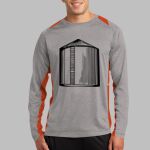 Long Sleeve Heather Colorblock Contender ™ Tee Thumbnail