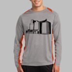 Long Sleeve Heather Colorblock Contender ™ Tee Thumbnail