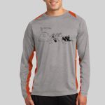 Long Sleeve Heather Colorblock Contender ™ Tee Thumbnail