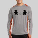 Long Sleeve Heather Colorblock Contender ™ Tee Thumbnail