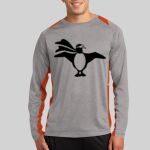 Long Sleeve Heather Colorblock Contender ™ Tee Thumbnail